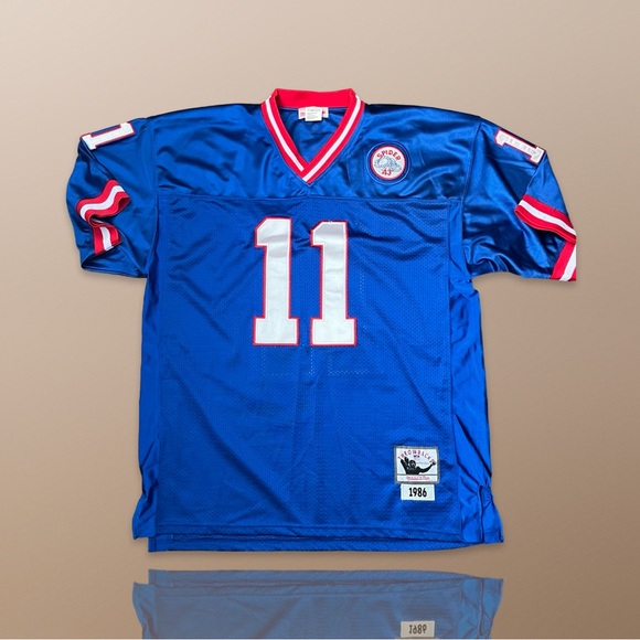 Vintage Phil Simms NY Giants 1986 Spider Tribute Jersey - Picture 3 of 7